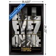 thumbnail image 3 of Tupac - All Eyes Wall Poster, 14.725" x 22.375", Framed, 3 of 5