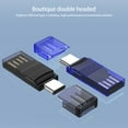 Jrocdr usb a and usb c reader usb type c otg adapter memory card reader