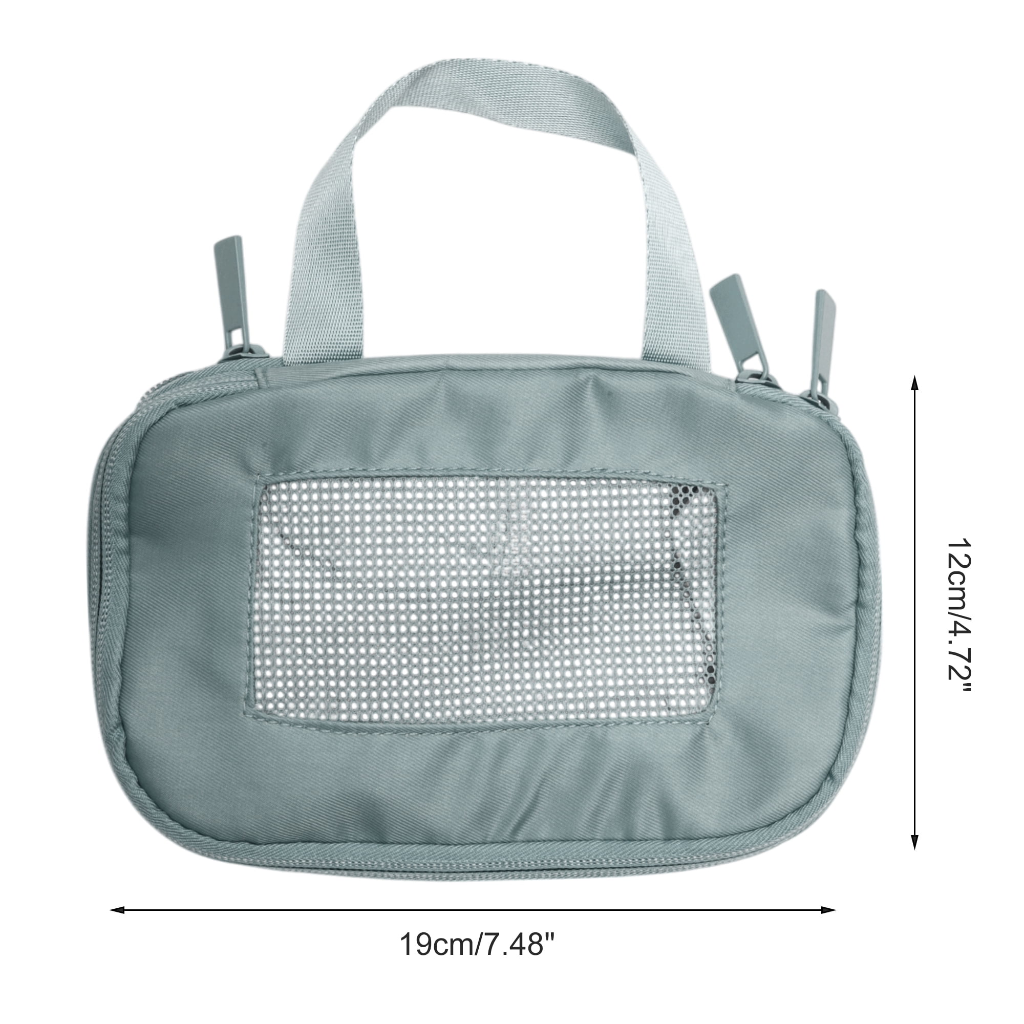 Unique Bargains Durable Packing Cube 1 Piece Travel Organizer Gray 7.48"x4.72"x4.72"
