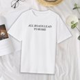 thumbnail image 1 of Camiseta de cuello redondo para mujer, cuello redondo, camiseta básica sencilla de corte regular para playa, senderismo, calle, camping S, 1 of 8