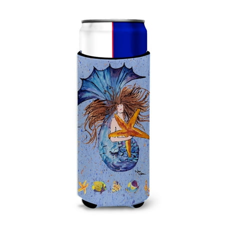 

Caroline s Treasures 8337MUK Mermaid Ultra Hugger for slim cans Slim Can multicolor