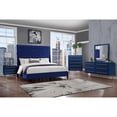 thumbnail image 2 of Bellanova Navy 5-Drawer Chest with Gold Accents, 2 of 2