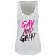 thumbnail image 1 of Grindstore - Camiseta Sin Mangas Gay And Goth para Mujer (Blanco), 1 of 2