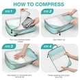 thumbnail image 3 of Livhil 6 Set Compression Packing Cubes for Suitcases, Suitcase Organizer, Packing Cubes for Travel Luggage Organizer Women Men, 3 of 7