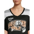 thumbnail image 4 of Disney's Women's and Women's Plus Size Nightmare Before Christmas Graphic Sleep Tee, 4 of 5