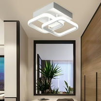 Square LED Ceiling Light Flush Mount Kitchen Bedroom Down Lighting Fixture Lamp