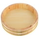 thumbnail image 5 of Recipiente de madera para mezclar arroz de sushi, cubo de madera tradicional Hangiri, recipiente para mezclar arroz de sushi, cuenco para sushi de restaurante japonés de 26 cm, 5 of 8