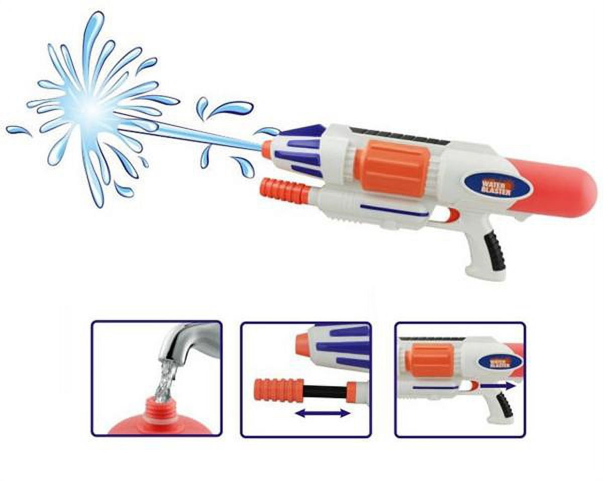 Sun & Fun 15" Pressure Water Gun - White