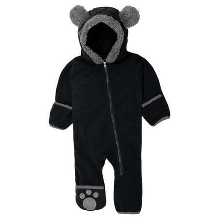 

Infant Baby Girls Boys Soild Color Cartoon Bear Ears Hoodie Romper Clothes Fleece Jumpsuit Spring Winter Warm Long Sleeve Hooded Foot covering Climbing 2023 Children s Clothing 3Month-3Years