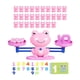 thumbnail image 1 of Juego de matemáticas Montessori Balance, juguete para números, juegos de aprendizaje para niños, regalos para niños Rosa 20 Números, 1 of 6