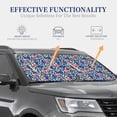 thumbnail image 5 of Uemuo Cute Popcorn Printed 2 PCS Car Windshield Sun Shade, Auto Sun Heat and UV Rays Blocker, Foldable Automotive Front Window Sunshade Protector, 5 of 7