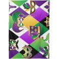 thumbnail image 2 of Coolnut Mardi Gras Rectangle Tablecloth Spill-Proof Polyester Table Cloth Table Cover for Kitchen Dining Picnic Holiday Party Decoration,60"x90", 2 of 7
