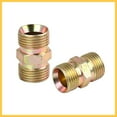thumbnail image 2 of 2pcs M18 x 1.5mm to M18 x 1.5mm Car Straight Air Pipe Fitting Connector Adapter Auto Replacement Parts, 2 of 5