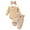 Beige, variant on Splozh Newborn Baby Girls Clothes Outfits Girl Clothes Rib Knit Romper Daisy Print Pants Headband Baby Clothes for Girls Light Green,0-3 Months