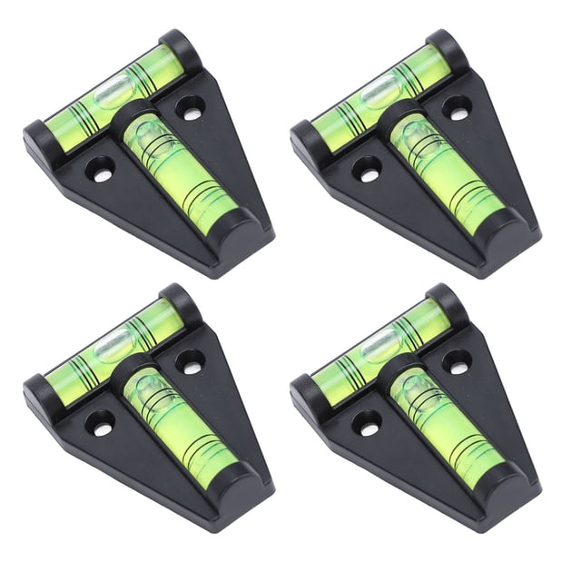 Niveau de Bulle RV, Niveau de Bulle 4 Pcs Léger pour Trépieds de Mise à Niveau RV Remorques