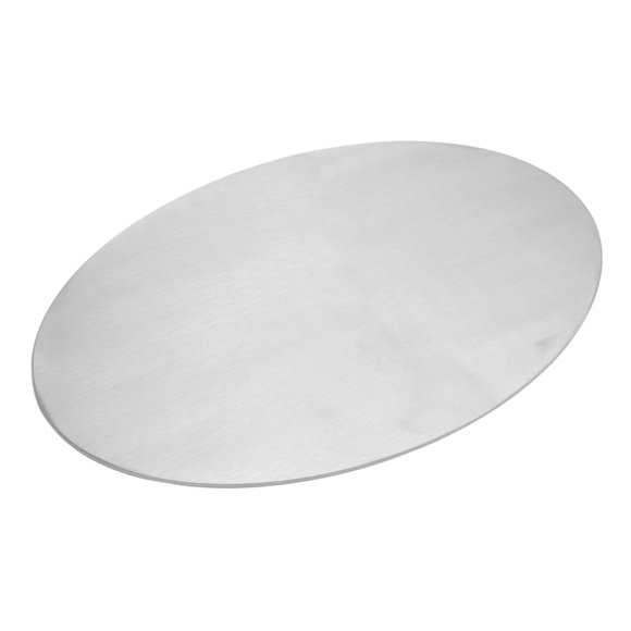 Motorcycle Oval Number Plate, Aluminum Rustproof Custom License Plate, Easy Installation, DIY Design, Personalized Style, with Brushed Finish, for Motorcycle Rider