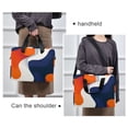 thumbnail image 6 of FORMRS 16" Laptop Bag Carrying Sleeve Case with Handle Travel Shoulder Briefcase, Blue Abstract Wavy, 6 of 8