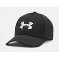 thumbnail image 2 of Men's Under Armour Blitzing Stretch-Fit Hat Color: Black White Size: M/L, 2 of 3