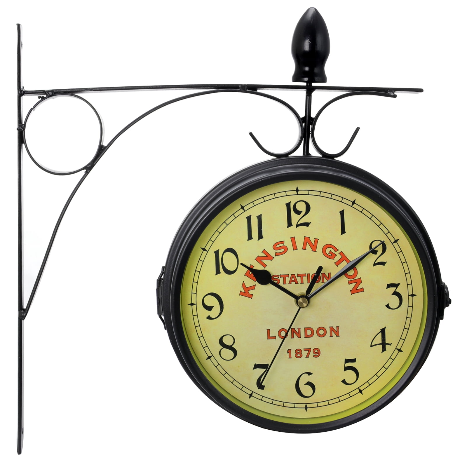 Antique Luxury Premium Double Sided Wall Clock Art Home Decor Station Clock Gift 