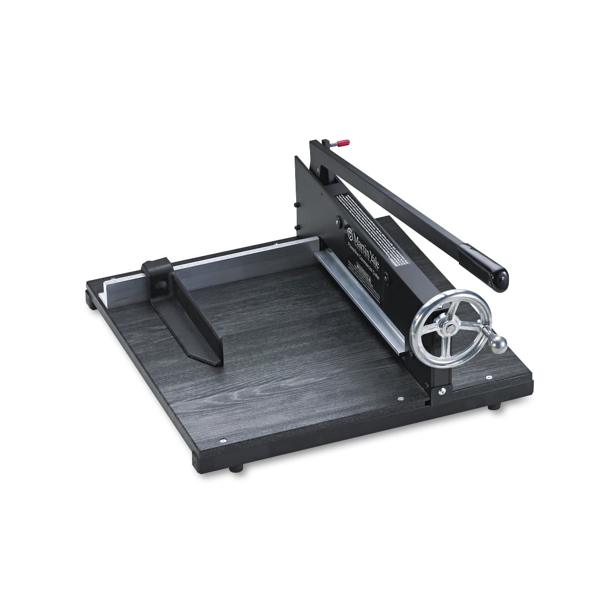 Premier Commercial Stack Paper Cutter, 350 Sheet Capacity, Wood Base