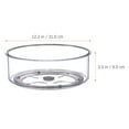 thumbnail image 6 of Mobestech Kitchen Rotating Organizer Transparent Tray for Spices Condiments and Cabinet Use, 6 of 7