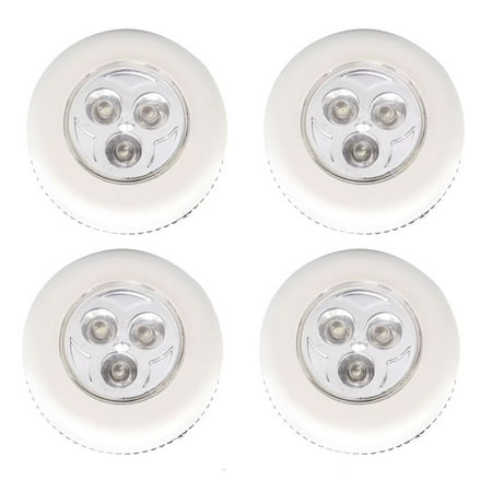 

Party Supplies DIY Crafts Decorative ornaments Festival Kitchen Wall Lamps LED Lights Closet Cabinet Lamp Clap light WHITE 4PCS
