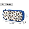 thumbnail image 4 of Goofa Rottweiler Pattern Big Capacity Pencil Pen Case Office College Large Storage High Capacity Bag Pouch Holder Box Organizer, 4 of 9