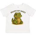 thumbnail image 3 of Inktastic Snappy but Sweet Cute Alligator Boys or Girls Toddler T-Shirt, 3 of 5