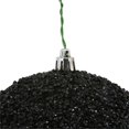 thumbnail image 2 of Vickerman N185717D Boule Perlée Noire de 4,75 Pouces avec Perçage 6 par Sac, 2 of 3