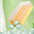 thumbnail image 2 of Tainini Ice Mold Trays for Freezer, Press Type Ice Mold Maker Ice Mold Trays for Freezer with Bin, 2 of 9