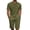 Army Green, variant on Men's 2 Pieces Linen Set Casual Henley Shirts Short Sleeve Beach Yoga Shorts Summer Pants Outfits