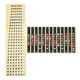 thumbnail image 2 of Eujgoov 2 pegatinas para notas de guitarra aprender a tocar el diapasón de la guitarra pegatinas/pegatinas para principiantes ajuste de guitarras eléctricas acústicas de 6 ANGGREK Otros, 2 of 8