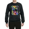 thumbnail image 2 of Don't Judge My Pitbull I Won't Judge Your Kids Funny Dog Lover Unisex Crewneck Graphic Sweatshirt, Black, 5XL, 2 of 3
