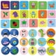 thumbnail image 5 of FELTECHELECTR cajas de pegatinas repelentes de mosquitos con diseño de animales de dibujos animados para niños, colores surtidos (1 caja con 36 pegatinas), 5 of 7
