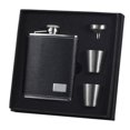 thumbnail image 1 of Eclipse S Cuir Noir 6oz Deluxe Flacon Cadeau Ensemble, 1 of 1