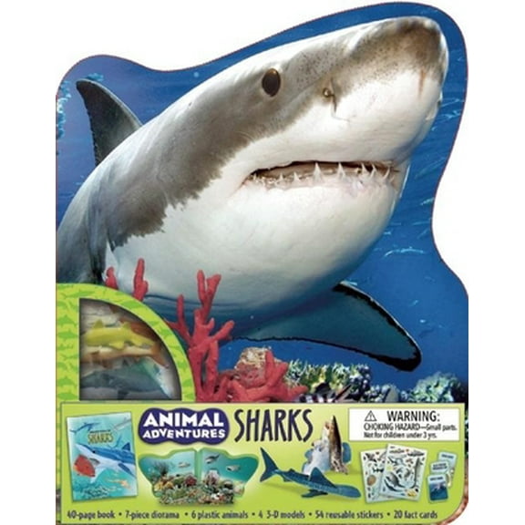 Pre-Owned Animal Adventures: Sharks (Paperback) 162686487X 9781626864870