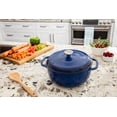 thumbnail image 5 of Lodge Manufacturing Company EC6D32 Enameled Dutch Oven, 6 qt, Indigo, 5 of 13