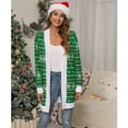 thumbnail image 2 of Sociala Women's Chiristmas Knitted Cardigan Sweater, 2 of 6