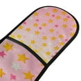 thumbnail image 4 of Yayeee Double Oven Mitt Kitchen Heat Resistant Baking 35" x7" Quilted Glove, Gradient Pink Stars, 4 of 6