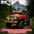 thumbnail image 3 of Montable Carro/camioneta Con Luces, Sonidos Para Niños rojo, 3 of 6
