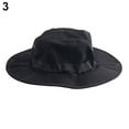 thumbnail image 2 of Yirtree Unisex Breathable Wide Brim Boonie Hat, Black, 2 of 8