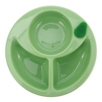TINKSKY 1Pc Suction Bowl Baby with Anti-slip Feature for Infants over 6 Months Old Green Silicone Mealtime