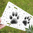 thumbnail image 5 of 1 Pcs 2D Flat License Plate Covers & Frames, Paw Prints For Decorative Front, Waterproof For Decoration Aluminum License Plate Covers & Frames Cover For Men Women, 12" X 6", 5 of 6