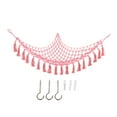 thumbnail image 3 of Filet de Rangement pour Toutous, Hamac de Rangement pour Jouets à Pompons, Facile à Installer, Gain de Place, pour Chambre, Rose Foncé, 3 of 8