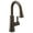 Oil Rubbed Bronze, variant on Moen 6260 Belfield One-Handle Pulldown Bar Faucet with Power Clean Featuring Reflex, Chrome