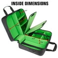 thumbnail image 3 of USA GEAR Xbox Series X Case Compatible with Xbox Series Controller, Customizable Interior (Green), 3 of 9