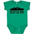 thumbnail image 3 of Inktastic Seattle Washington City Skyline Boys or Girls Baby Bodysuit, 3 of 5