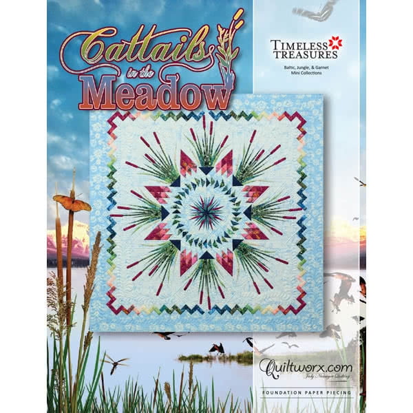 Cattails in the Meadow Quilt Pattern by Quiltworx