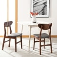 thumbnail image 2 of SAFAVIEH Lucca Retro Farmhouse Dining Chair, Cherry/Grey, Set of 2, 2 of 7
