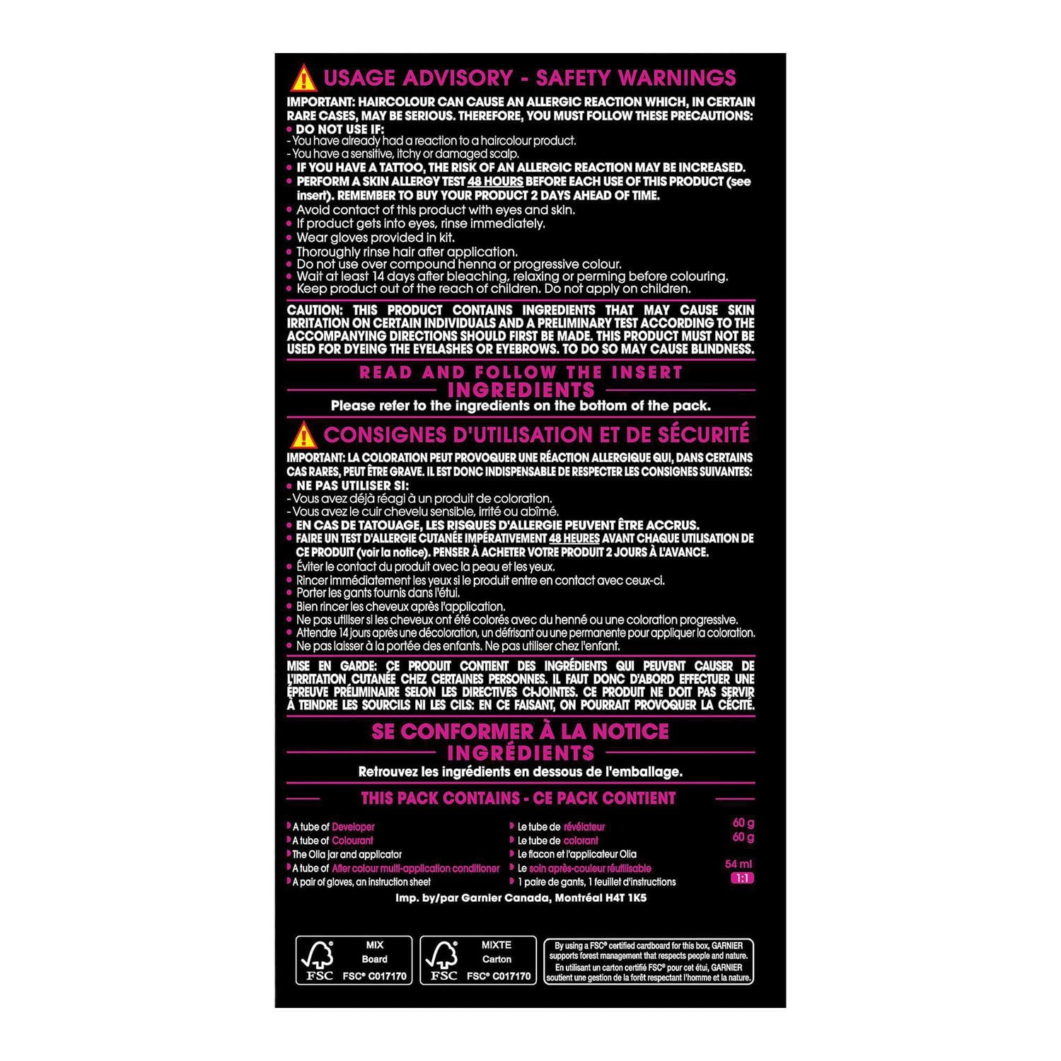 Garnier Olia No Ammonia Oil Powered Permanent Hair Colour, 1 pack